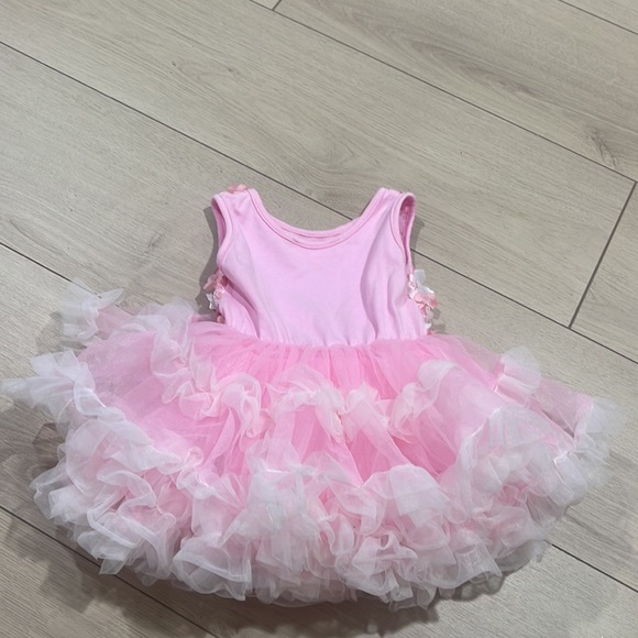 POPATU DRESS PINK AND FLOWERS 18 months - Picture 6 of 6